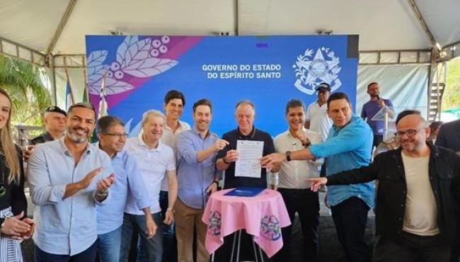 Governador do Espírito Santo inaugura obras de rodovia e novos serviços de Saúde em Colatina