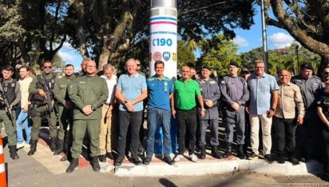 Governador do Espírito Santo, Ricardo Ferraço, inaugura Totem de Segurança em Aracruz