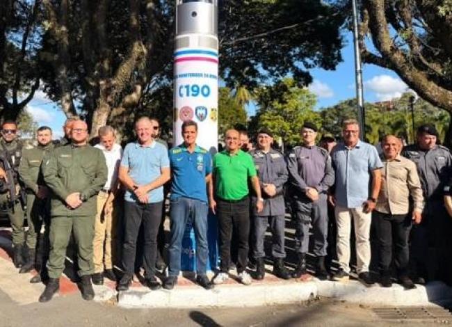 Governador do Espírito Santo, Ricardo Ferraço, inaugura Totem de Segurança em Aracruz