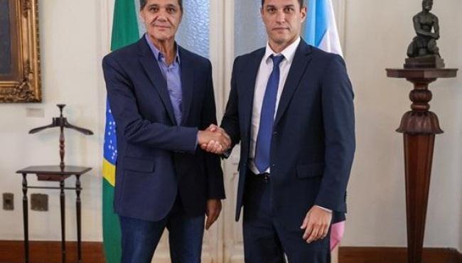 Governador Ricardo Ferraço anuncia Jordano Bruno como novo delegado-geral da Polícia Civil do Espírito Santo