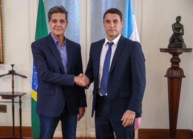Governador Ricardo Ferraço anuncia Jordano Bruno como novo delegado-geral da Polícia Civil do Espírito Santo