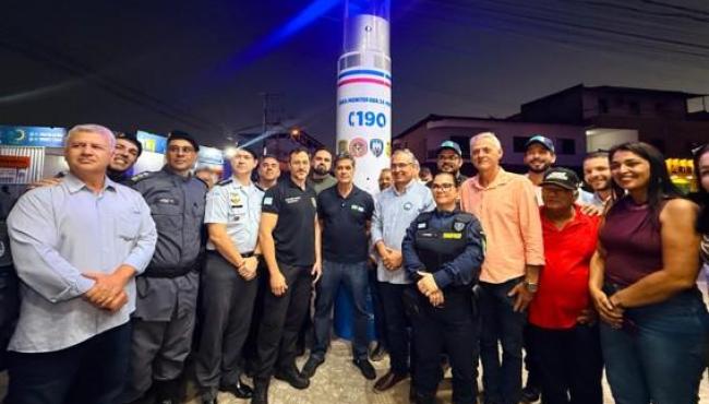 Governador Ricardo Ferraço inaugura primeiro Totem de Segurança em São Mateus, no ES