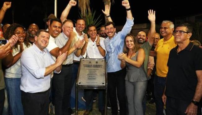 Governador Ricardo Ferraço inaugura reforma da Praça Osires Mendes, em Vila Velha, ES