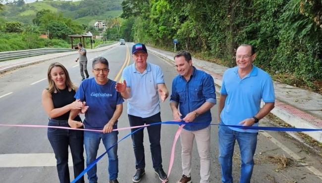 Governo do ES autoriza obras e inaugura pavimentação de rodovia em Iconha