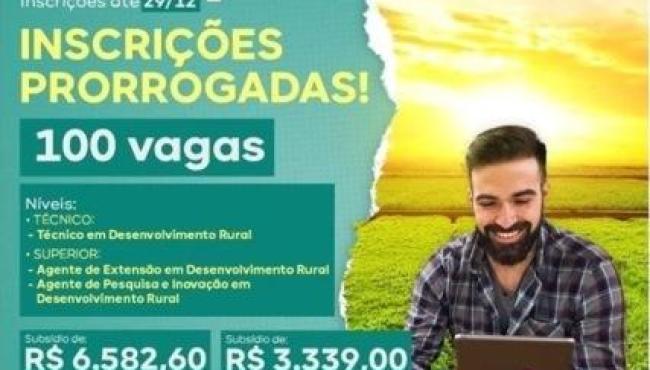 Governo do ES prorroga as inscrições para o concurso público do Incaper
