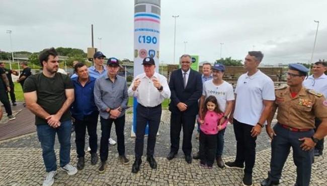 Governo do Espírito Santo entrega dois Totens de Segurança no município de Vitória