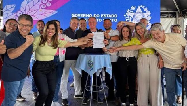 Governo do Espírito Santo entrega obras e anuncia novos investimentos em Pinheiros