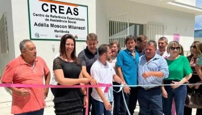 Governo do Espírito Santo inaugura novo Creas em Marilândia