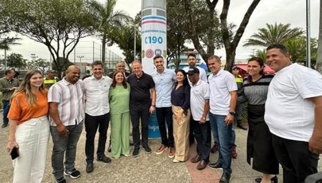 Governo do Espírito Santo inaugura Totem de Segurança em Novo Horizonte, na Serra