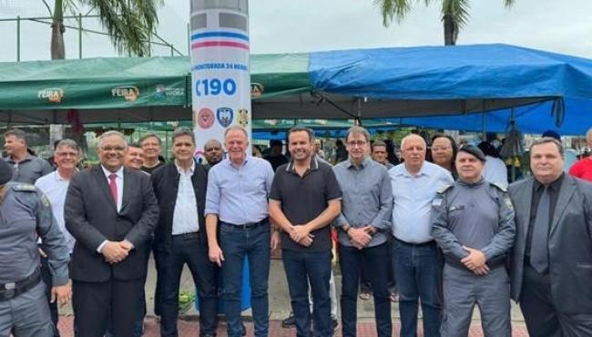 Governo do Espírito Santo inaugura Totens de Segurança em bairros de Vitória