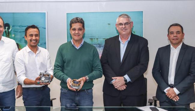 Governo do Estado, Prefeitura de Linhares e diretores apresentam nova fábrica da WEG no Espírito Santo