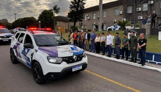 Governo reforça combate à violência contra a mulher com entrega de novas viaturas à Polícia Militar do Espírito Santo