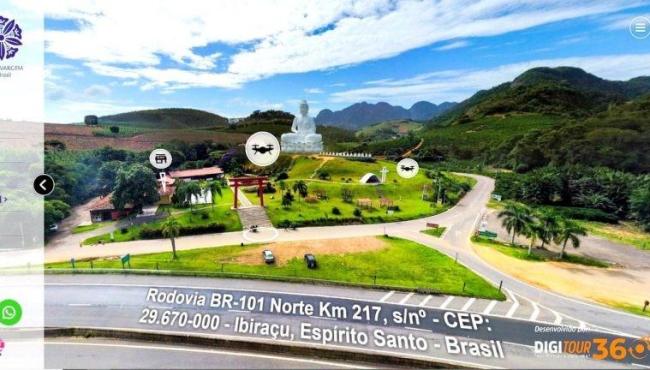 Grande Buda de Ibiraçu é o primeiro ponto turístico a ganhar Tour Virtual 360º no ES