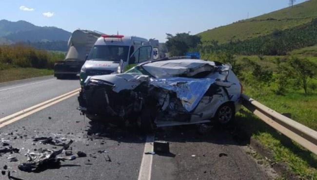 Grave acidente na BR-101, mata motorista e deixa dois feridos no ES
