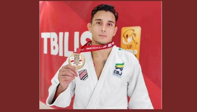 Guilherme Schimidt é bronze no Grand Slam de Tbilisi