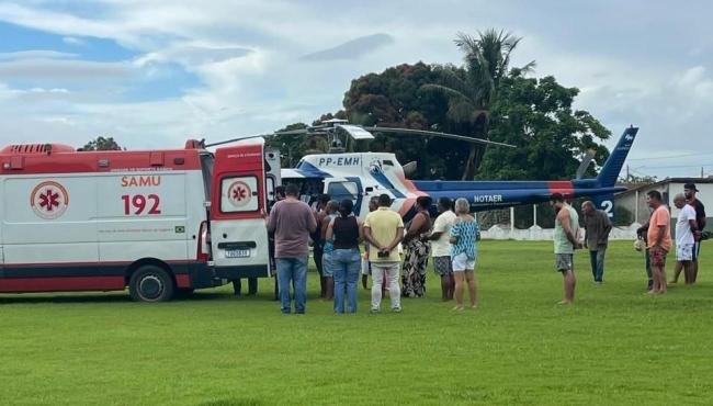 Helicóptero do NOTAER realiza primeiro atendimento aeromédico em Pedro Canário, no ES