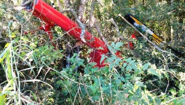 Helicóptero que transportava drogas cai no interior de SP