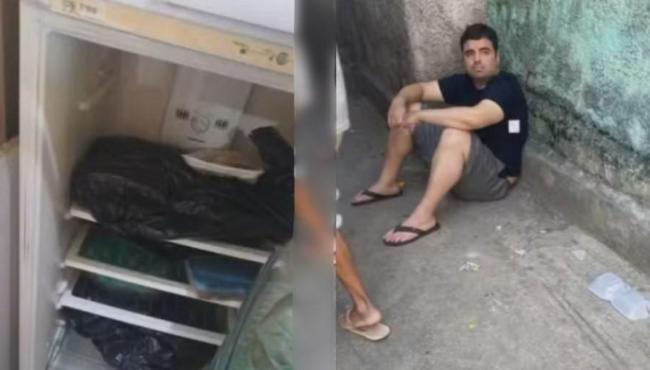 Homem é preso por esquartejar amigo e ocultar corpo em geladeira