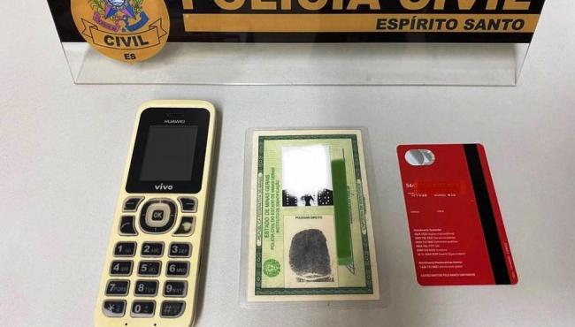 Homem é preso usando identidade falsa para aumentar limite de conta em banco de Vitória