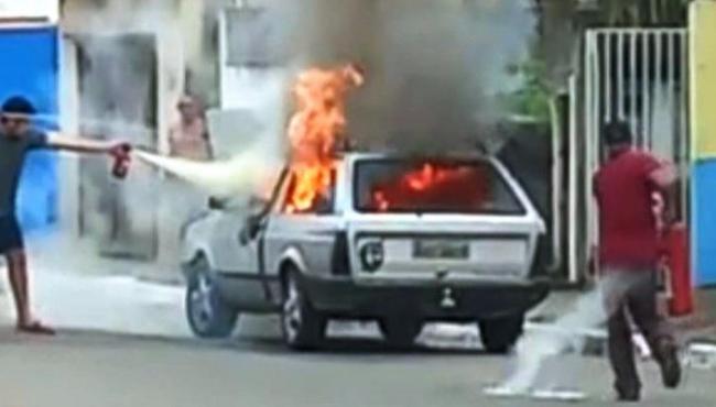 Homem que morreu carbonizado em explosão de carro ‘premeditou’ matar esposa e filha