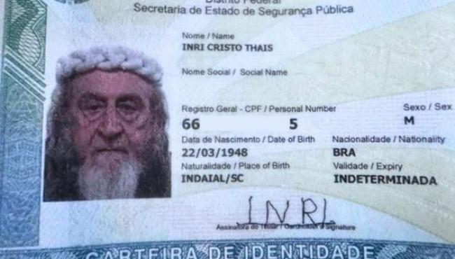 Homem que se diz Jesus reencarnado usa lei federal e muda nome