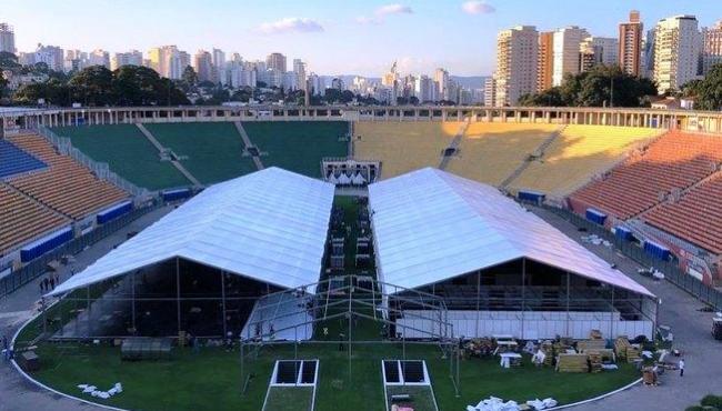 Hospital de Campanha no Pacaembu será entregue nesta quarta-feira (1º)