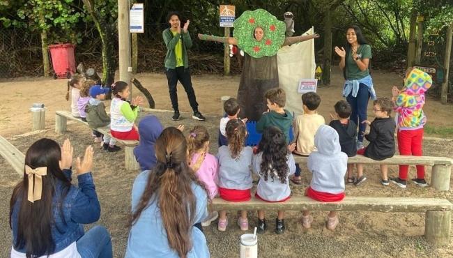 Iema realiza atividade de educação ambiental voltada para turmas da Educação Infantil na APA de Conceição da Barra, ES