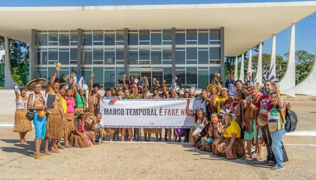 Indígenas promovem mobilização em todo o país contra marco temporal