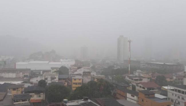Inmet renova alerta de chuva e ventos fortes para o ES neste fim de semana