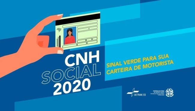 Inscrições para 2ª fase do CNH Social 2020 terminam nesta quarta-feira (7)