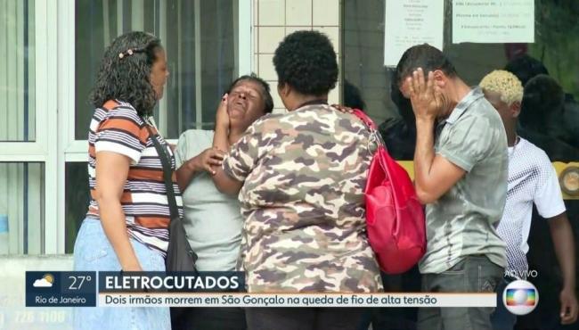 Irmãos são eletrocutados ao soltar pipa em São Gonçalo, RJ