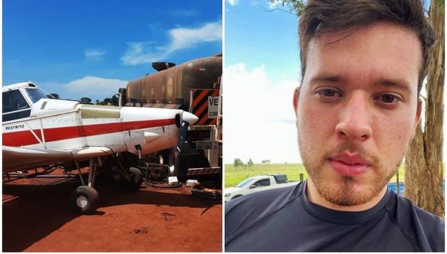 Jovem morre após ser atingido por avião agrícola pilotado pelo pai no interior de SP