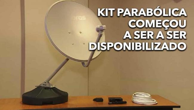 Kit Parabólica começou a ser a ser disponibilizado: Saiba quais regiões estão recebendo instalação gratuita