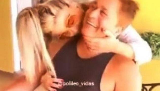 Leonardo completa 58 anos e ganha homenagem da mulher