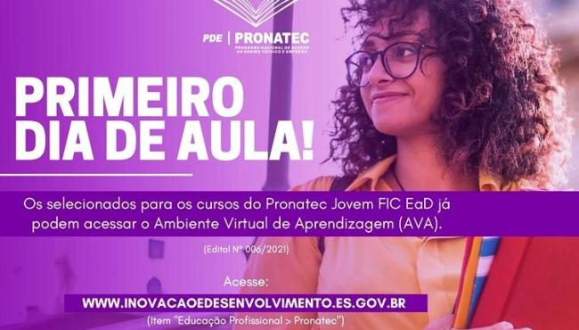 Liberado acesso aos cursos gratuitos do Pronatec, no Espírito Santo