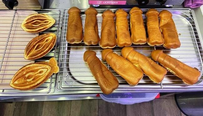 Loja de brasileiros vende crepes em forma de vagina e de pênis em Lisboa