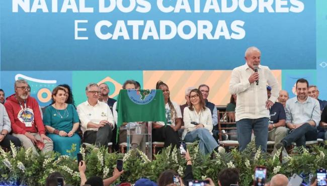 Lula defende que catadores tenham mais acesso à serviços públicos