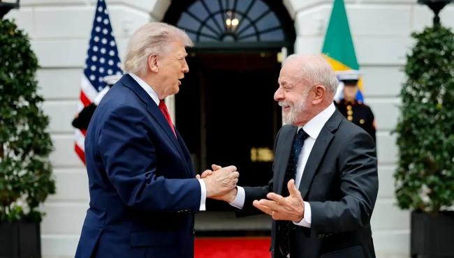 Lula deixa a Casa Branca após reunião com Trump