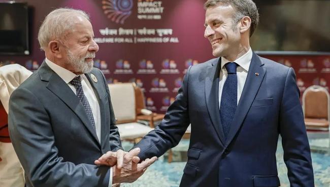 Lula e Macron tratam de defesa, ciência e tecnologia e comércio
