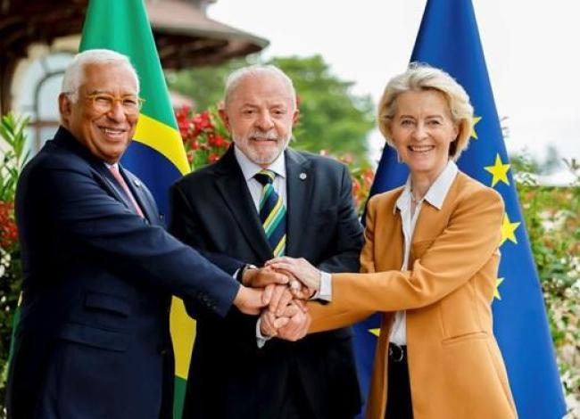 Lula se reúne com os presidentes da Comissão Europeia e do Conselho Europeu