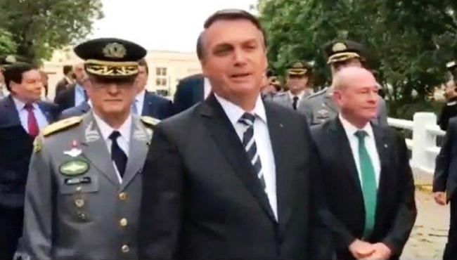 “Luta das Forças Armadas é por democracia e liberdade”, diz Bolsonaro em vídeo