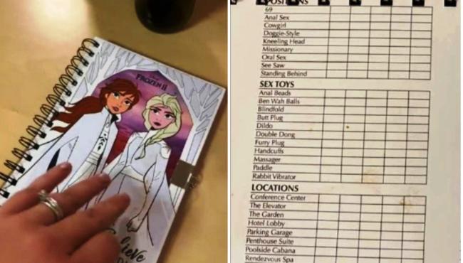 Mãe fica horrorizada ao encontrar conteúdo sexual em agenda da filha