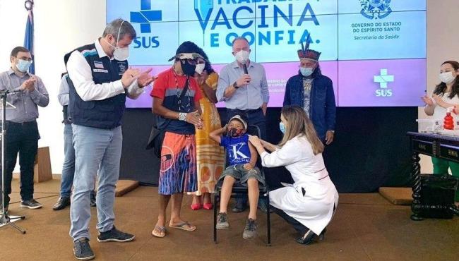 Mais de 1.300 doses pediátricas contra a Covid-19 são aplicadas no ES