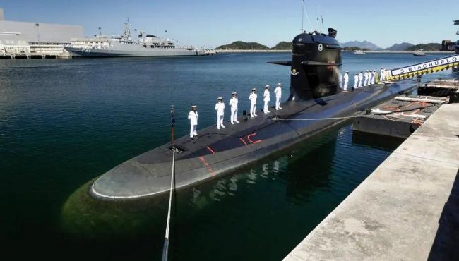 Marinha recebe novo submarino no RJ, primeiro de projeto que prevê equipamento nuclear