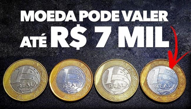 Moeda rara de R$ 1 REAL pode valer até R$7 mil; colecionadores estão procurando no mercado