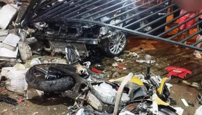 Motorista alcoolizado perde controle da direção e invade bar em Colatina, ES