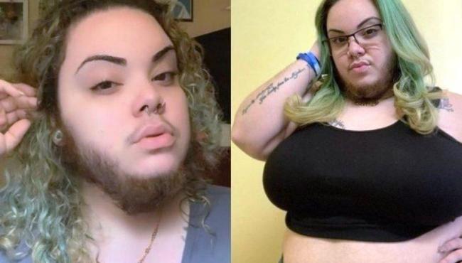 Mulher assume barba e usa Instagram para quebrar padrões