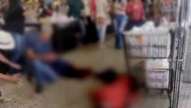 Mulher é morta a tiros dentro de supermercado: suspeito cometeu suicídio