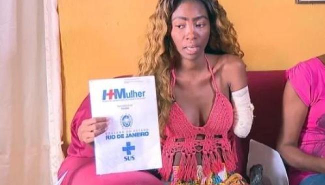 Mulher se interna para cirurgia no útero e tem braço amputado