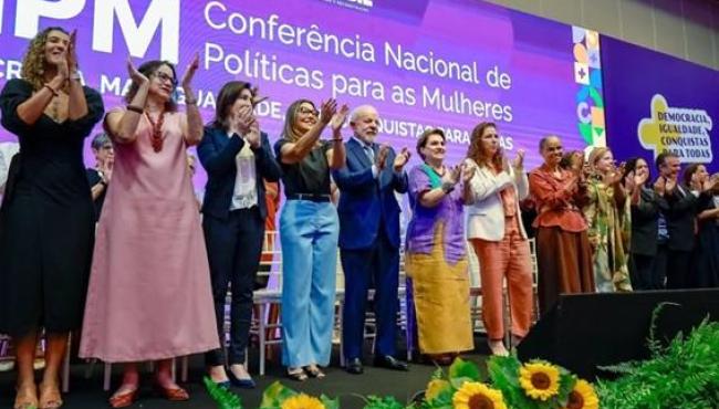 “Não há democracia plena sem a voz das mulheres”, diz Lula na 5ª Conferência Nacional de Políticas para as Mulheres